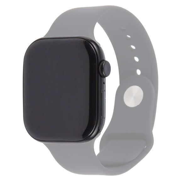 For Apple Watch Series 10 42mm Black Screen Non-Working Fake Dummy Display Model, For Photographing Watch-strap, No Watchband (Black)