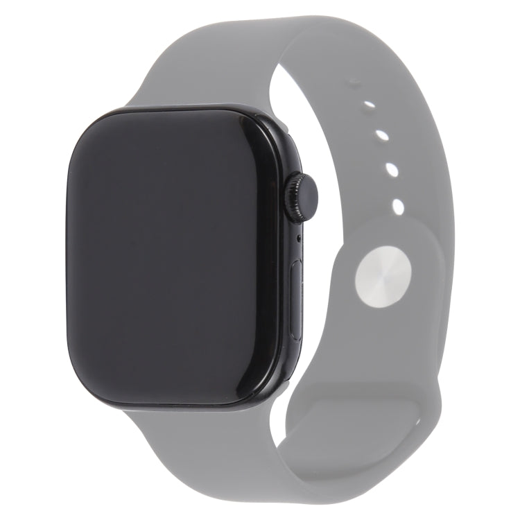 For Apple Watch Series 10 42mm Black Screen Non-Working Fake Dummy Display Model, For Photographing Watch-strap, No Watchband (Black)