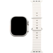 For Apple Watch Ultra 2 49mm Black Screen Non-Working Fake Dummy Display Model (Beige White)