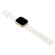 For Apple Watch Ultra 2 49mm Black Screen Non-Working Fake Dummy Display Model (Beige White)