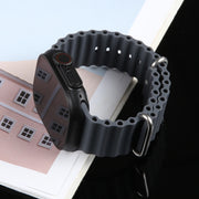 For Apple Watch Ultra 2 49mm Black Screen Non-Working Fake Dummy Display Model (Beige White)
