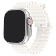 For Apple Watch Ultra 2 49mm Black Screen Non-Working Fake Dummy Display Model, For Photographing Watch-strap, No Watchband (Silver)