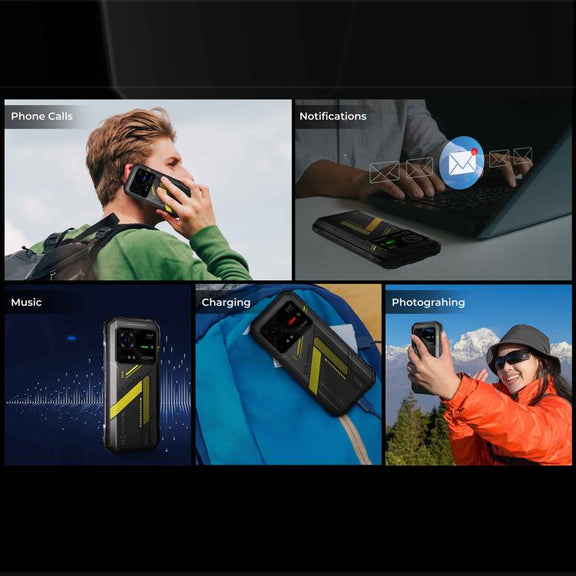 HOTWAV Hyper 7 Rugged Phone, 8GB+256GB, 10800mAh, 6.6 inch Android 14 MediaTek Dimensity 7050 5G, Network: 5G, OTG, NFC (Punk Yellow)