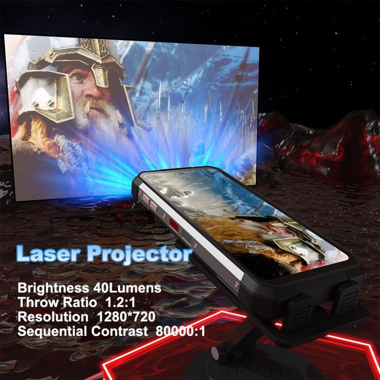 Unihertz Tank 2 Laser Projector Rugged Phone, 108MP Camera, Night Version, 12GB+256GB - free shipping - PMC Jewellery - Order now!