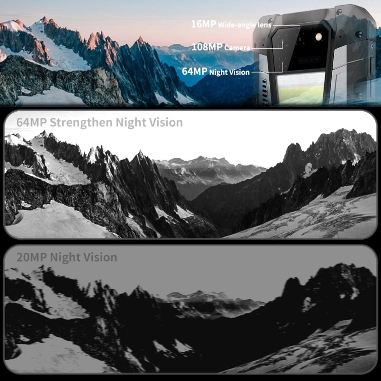 Unihertz Tank 2 Laser Projector Rugged Phone, 108MP Camera, Night Version, 12GB+256GB - free shipping - PMC Jewellery - Order now!