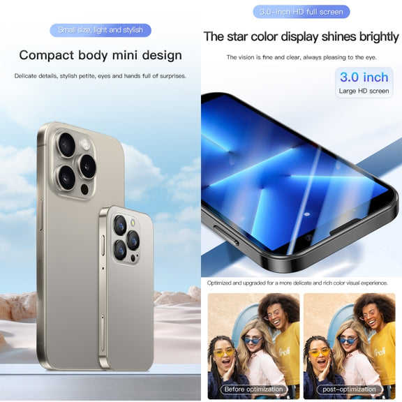 SOYES XS18 Pro, 2GB+16GB, 3.0 inch Android 9.0 MTK6580 Quad Core, Network: 3G, Dual SIM (Dark Blue)