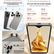 SOYES XS18 Pro Max, 2GB+16GB, Face ID, 4.3 inch Android 8.1 MTK6737A Quad Core, Network: 4G, OTG, Dual SIM (Grey)