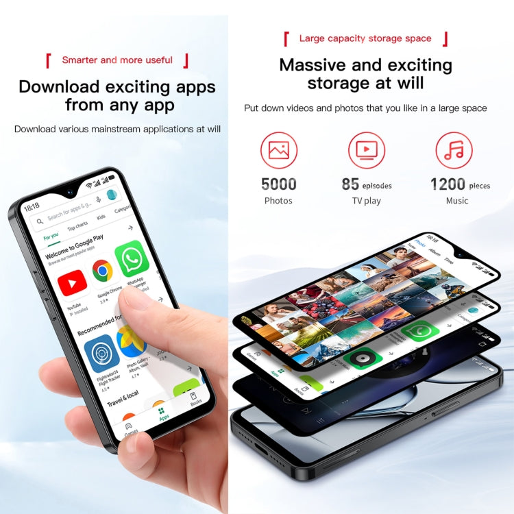 SOYES XS18 Pro Max, 2GB+16GB, Face ID, 4.3 inch Android 8.1 MTK6737A Quad Core, Network: 4G, OTG, Dual SIM (Grey)