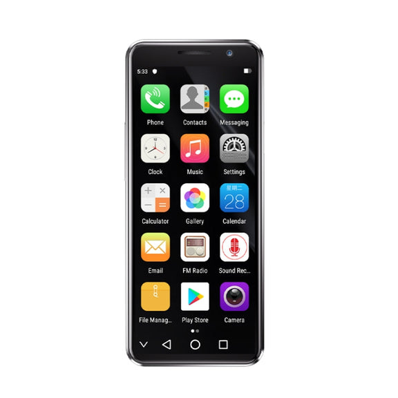 SOYES XS16 Pro,  4GB+128GB, 4.0 inch Android 9.0 MTK6762 Octa Core up to 2.0GHz, OTG, Network: 4G, Dual SIM (Black)