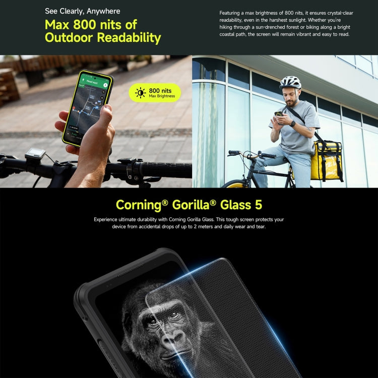 Ulefone Armor X31 Pro 5G, 8GB+256GB, Night Vision, IP68/IP69K Rugged Phone, 6.56 inch Android 14 MediaTek Dimensity 6300 Octa Core, Network: 5G, NFC, OTG (Green) - free shipping - PMC Jewellery - Order now!