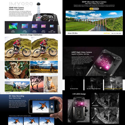 Ulefone Armor 28 Ultra Rugged Phone, 16GB+1TB, Night Vision, 10600mAh, 6.67 inch Android 14 MediaTek Dimensity 9300+ Octa Core, Network: 5G, NFC (Black) - free shipping - PMC Jewellery - Order now!