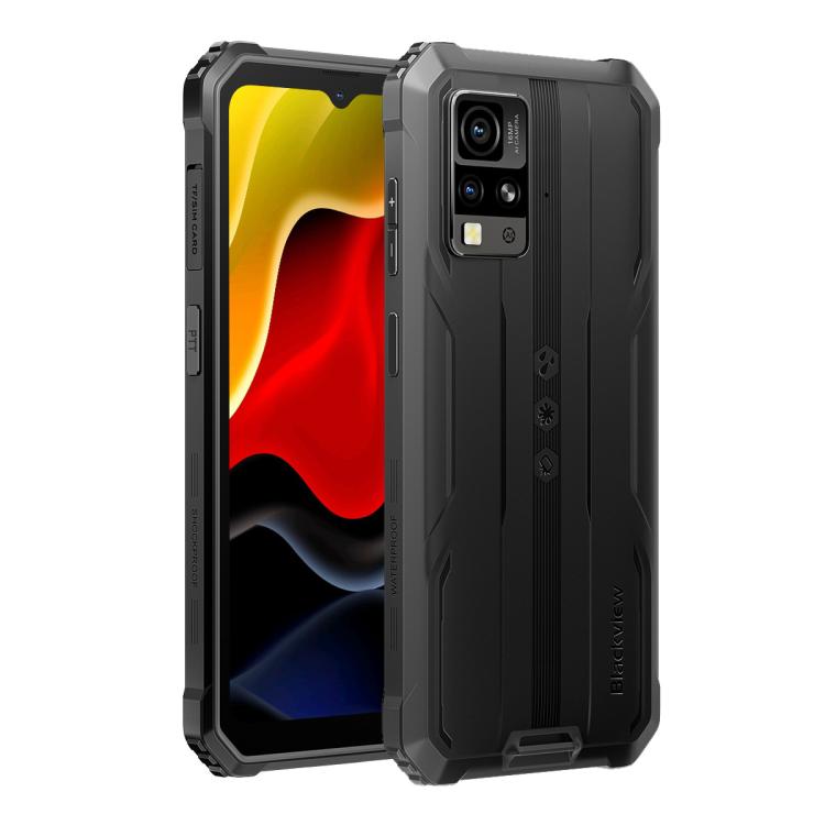 Blackview BV4800 SE Rugged Phone, 4GB+64GB, 6.56 inch Android 15 UMS9320E T615 Octa Core, Network: 4G, OTG, NFC (Black)