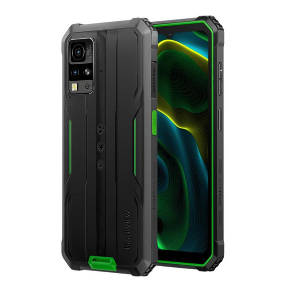 Blackview BV4800 SE Rugged Phone, 4GB+64GB, 6.56 inch Android 15 UMS9320E T615 Octa Core, Network: 4G, OTG, NFC (Green)