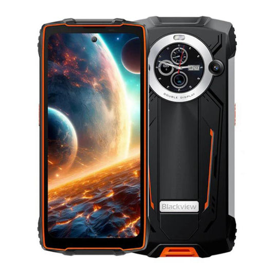 Blackview BV8200 Rugged Phone, 12GB+256GB, 6.5 inch + 1.3 inch Android 14 MediaTekHelio G100 MT8781, Network: 4G, NFC (Orange) - free shipping - PMC Jewellery - Order now!