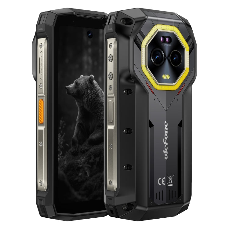 Ulefone Armor Mini 20, Night Vision, 8GB+256GB, IP68/IP69K Rugged Phone, 4.7 inch Android 14 MediaTek Dimensity 6300 Octa Core, Network: 4G, NFC, OTG (Black)