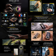 Ulefone Armor Mini 20, Night Vision, 8GB+256GB, IP68/IP69K Rugged Phone, 4.7 inch Android 14 MediaTek Dimensity 6300 Octa Core, Network: 4G, NFC, OTG (Black)