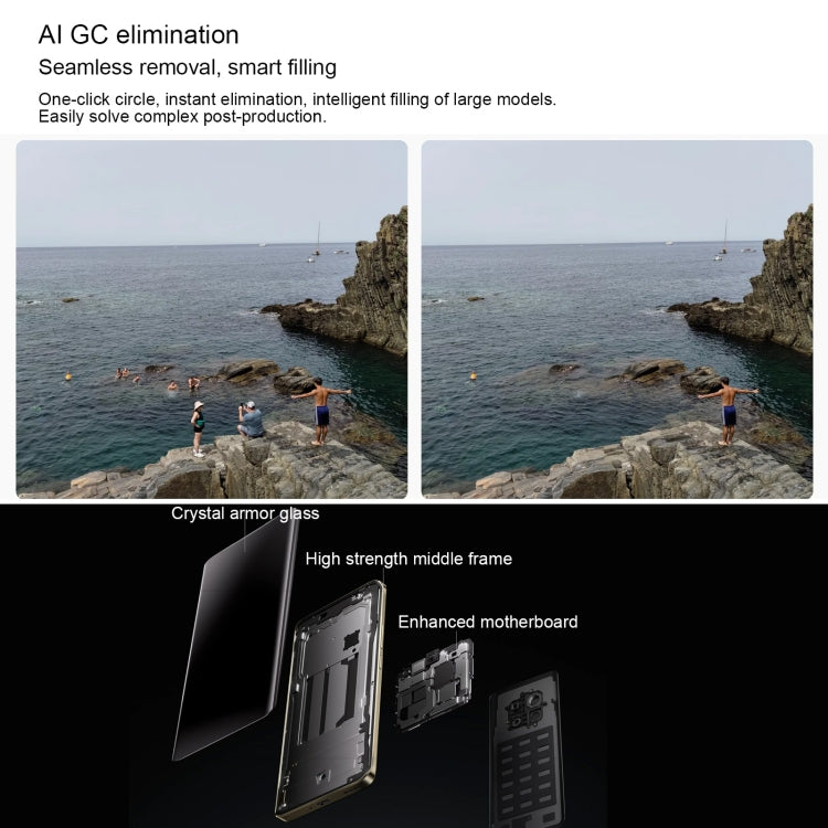 Realme 13 Pro+, 12GB+512GB, Screen Fingerprint Identification, 6.7 inch Realme UI 5.0 Snapdragon 7s Gen 2 Octa Core, NFC, Network: 5G (Gold)