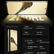 Realme 13 Pro+, 12GB+512GB, Screen Fingerprint Identification, 6.7 inch Realme UI 5.0 Snapdragon 7s Gen 2 Octa Core, NFC, Network: 5G (Gold)