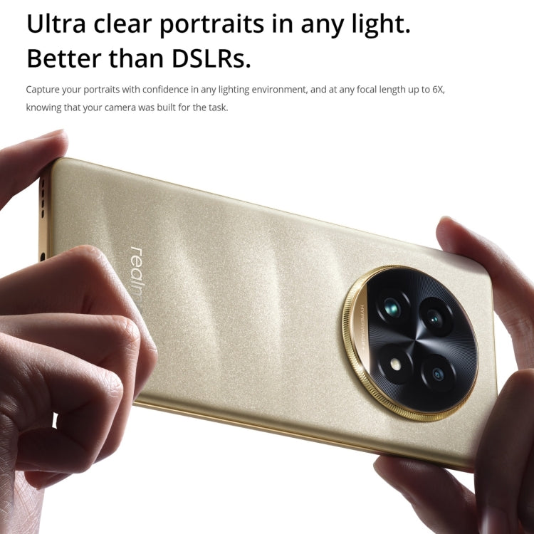 Realme 13 Pro+, 12GB+512GB, Screen Fingerprint Identification, 6.7 inch Realme UI 5.0 Snapdragon 7s Gen 2 Octa Core, NFC, Network: 5G (Gold) - free shipping - PMC Jewellery - Order now!