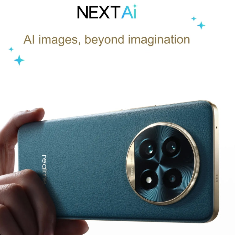 Realme 13 Pro+, 12GB+512GB, Screen Fingerprint Identification, 6.7 inch Realme UI 5.0 Snapdragon 7s Gen 2 Octa Core, NFC, Network: 5G (Emerald Green) - free shipping - PMC Jewellery - Order now!