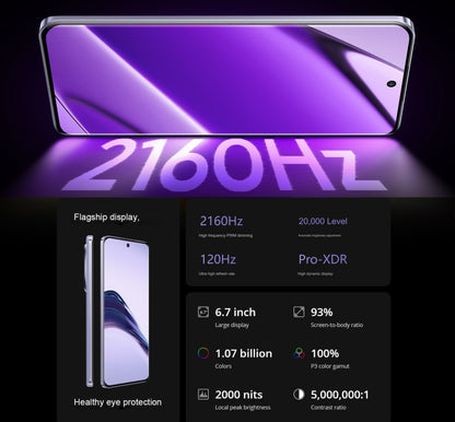 Realme 13 Pro Extreme Edition, 12GB+256GB, Screen Fingerprint Identification, 6.7 inch Realme UI 5.0 Snapdragon 7s Gen 2 Octa Core, NFC, Network: 5G (Purple) - free shipping - PMC Jewellery - Order now!