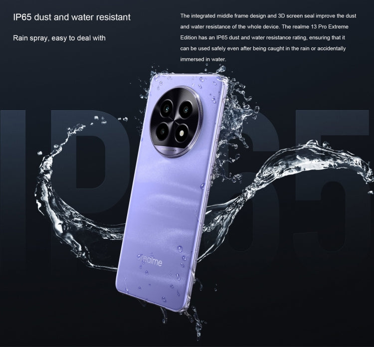 Realme 13 Pro Extreme Edition, 12GB+256GB, Screen Fingerprint Identification, 6.7 inch Realme UI 5.0 Snapdragon 7s Gen 2 Octa Core, NFC, Network: 5G (Purple) - free shipping - PMC Jewellery - Order now!