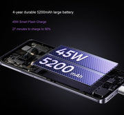 Realme 13 Pro Extreme Edition, 12GB+256GB, Screen Fingerprint Identification, 6.7 inch Realme UI 5.0 Snapdragon 7s Gen 2 Octa Core, NFC, Network: 5G (Purple)