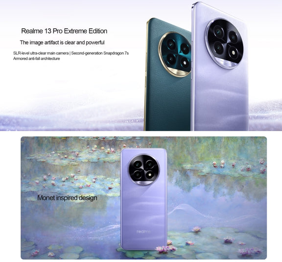 Realme 13 Pro Extreme Edition, 12GB+512GB, Screen Fingerprint Identification, 6.7 inch Realme UI 5.0 Snapdragon 7s Gen 2 Octa Core, NFC, Network: 5G  (Emerald Green)
