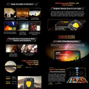 Blackview BV7300 Rugged Phone, 6GB+256GB, IP68/IP69K/MIL-STD-810H, 6.67 inch Android 14 MediaTek Helio G81 MT6769V/CB Octa Core, Network: 4G, OTG (Black)