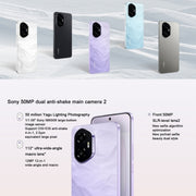 Honor 300, 12GB+256GB, Screen Fingerprint, 6.7 inch MagicOS 9.0 / Android 15 Snapdragon 7 Gen 3 Octa Core, Network: 5G, NFC, OTG, Support Google Play (Black)
