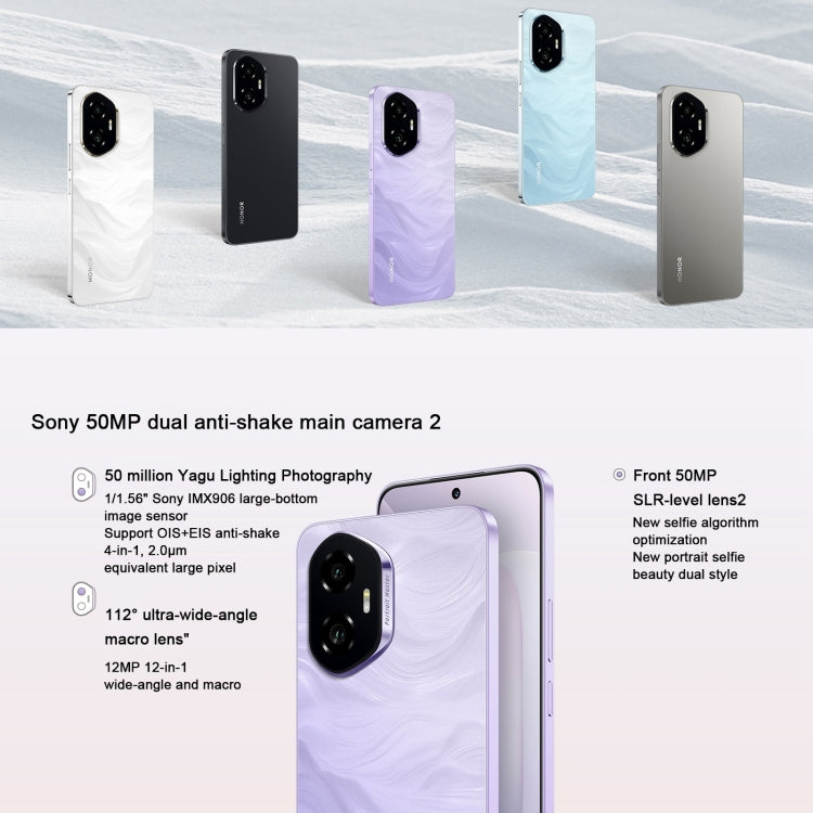 Honor 300, 12GB+256GB, Screen Fingerprint, 6.7 inch MagicOS 9.0 / Android 15 Snapdragon 7 Gen 3 Octa Core, Network: 5G, NFC, OTG, Support Google Play (Black)