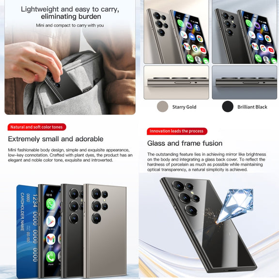 SOYES S24 Pro Max, 2GB+16GB, 3.0 inch Android 10.0 MTK6737M Quad Core, Bluetooth, WiFi, Network: 4G, Dual SIM, Support Google Play Store (Black)