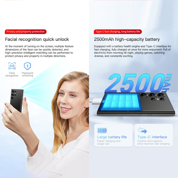 SOYES S24 Pro Max, 2GB+16GB, 3.0 inch Android 10.0 MTK6737M Quad Core, Bluetooth, WiFi, Network: 4G, Dual SIM, Support Google Play Store (Black)