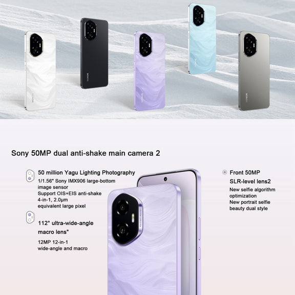 Honor 300, 16GB+512GB, Screen Fingerprint, 6.7 inch MagicOS 9.0 / Android 15 Snapdragon 7 Gen 3 Octa Core, Network: 5G, NFC, OTG, t Support Google Play (Green)