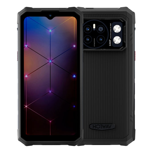 HOTWAV CYBER 13, IP68/IP69K Rugged Phone, 8GB+128GB, 10800mAh, 6.6 inch Android 14.0 Unisoc T606 Octa Core, Network: 4G, NFC, OTG (Black) - free shipping - PMC Jewellery - Order now!