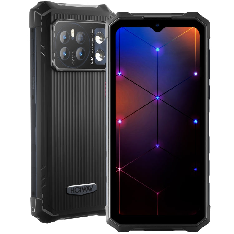 HOTWAV CYBER 13, IP68/IP69K Rugged Phone, 8GB+128GB, 10800mAh, 6.6 inch Android 14.0 Unisoc T606 Octa Core, Network: 4G, NFC, OTG (Black) - free shipping - PMC Jewellery - Order now!