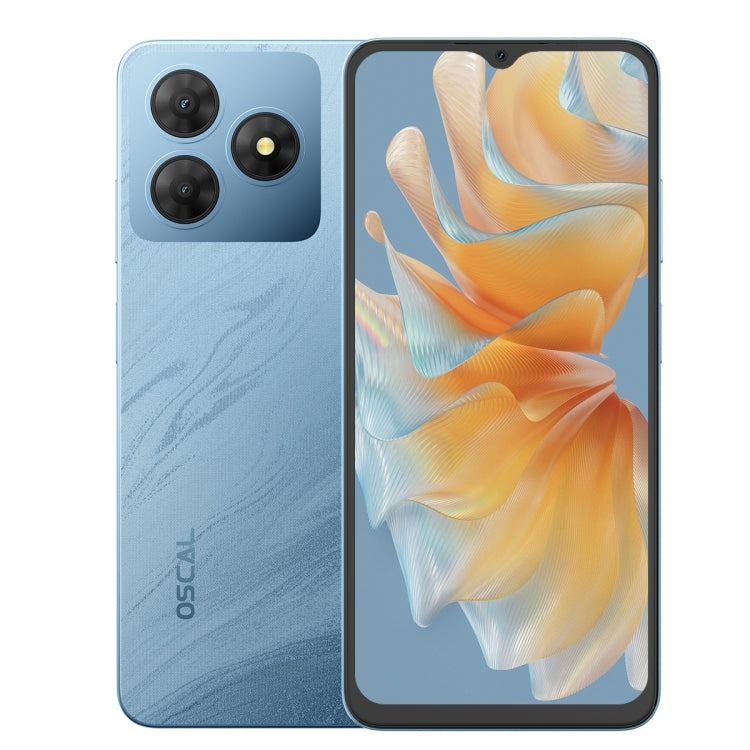 Blackview Oscal FLAT 2, 4GB+128GB, 6.6 inch Android 14 Unisoc T606 Octa Core, Network: 4G (Ripple Blue) - free shipping - PMC Jewellery - Order now!