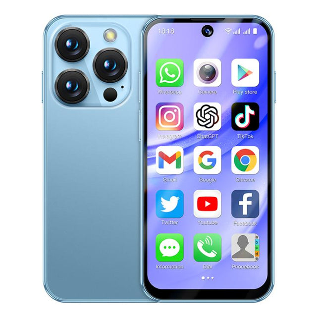SOYES XS19 Pro, 3GB+32GB, 3.8 inch Android 12.0 MTK6762 Quad Core, Network: 4G, Dual SIM, GPS, OTG, Support Google Play Store (Blue)
