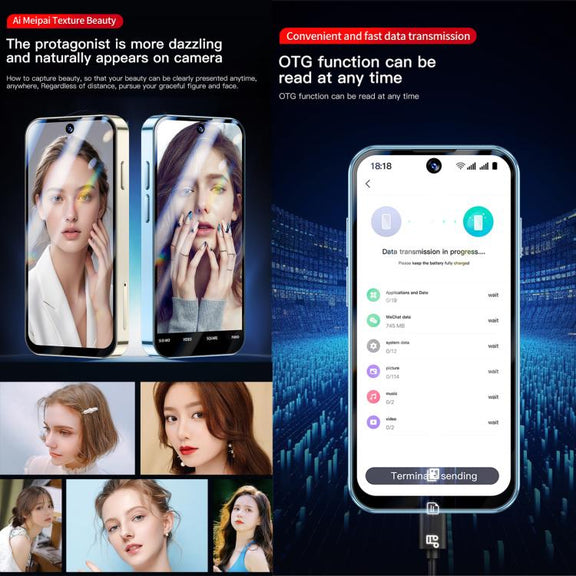 SOYES XS19 Pro, 3GB+32GB, 3.8 inch Android 12.0 MTK6762 Quad Core, Network: 4G, Dual SIM, GPS, OTG, Support Google Play Store (Purple)