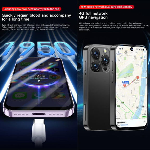 SOYES XS19 Pro, 3GB+32GB, 3.8 inch Android 12.0 MTK6762 Quad Core, Network: 4G, Dual SIM, GPS, OTG, Support Google Play Store (Beige)