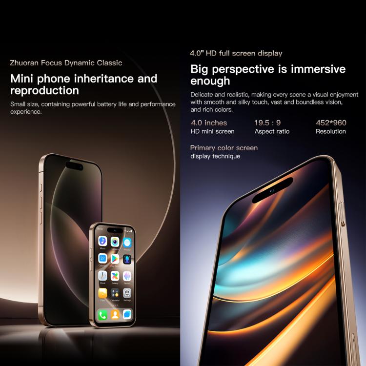 SOYES ONEMYTH M16 Pro, 2GB+16GB, 4.0 inch Android 10.0 MTK6580 Quad Core, Network: 3G, Dual SIM (Grey) - free shipping - PMc TechLife - Order now!