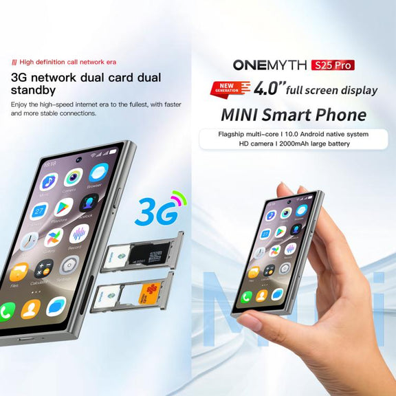 SOYES ONEMYTH S25 Pro, 2GB+16GB, 4.0 inch Android 10.0 MTK6580 Quad Core, Network: 3G, Dual SIM (Grey)