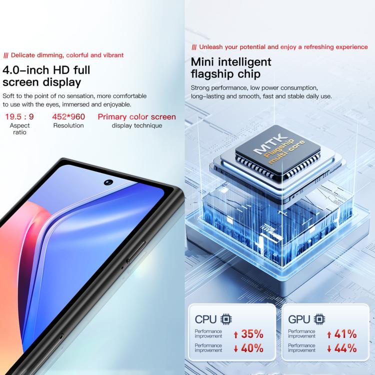 SOYES ONEMYTH S25 Pro, 2GB+16GB, 4.0 inch Android 10.0 MTK6580 Quad Core, Network: 3G, Dual SIM (Black) - free shipping - PMc TechLife - Order now!