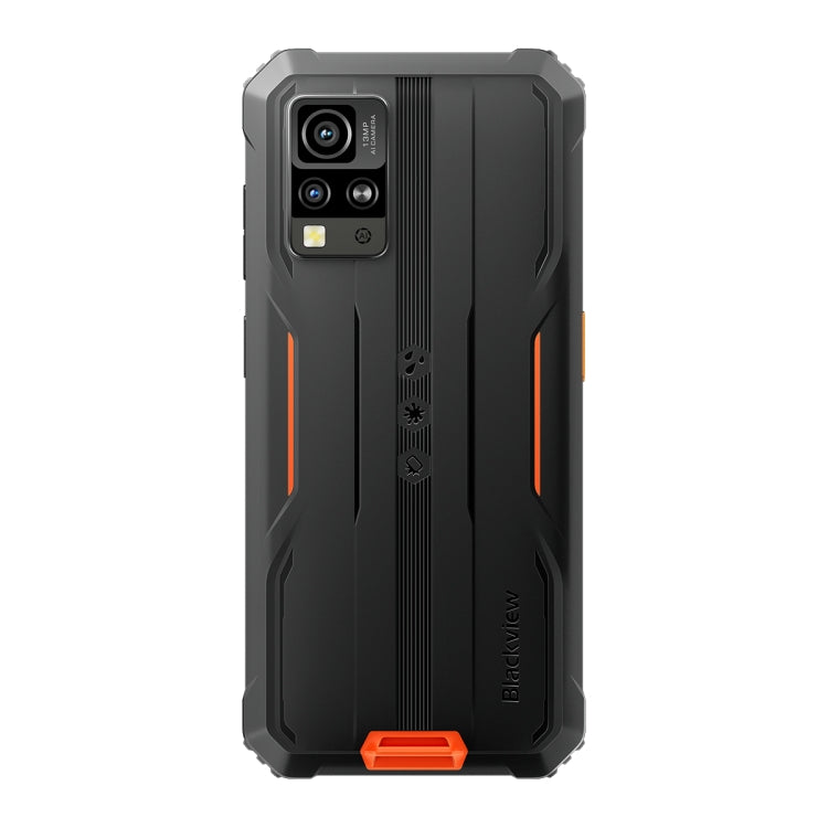 Blackview BV4800 Pro, 4GB+128GB, IP68/IP69K/MIL-STD-810H, 6.56 inch Android 14 Unisoc T606 Octa Core, Network: 4G, OTG (Orange)