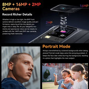 Blackview BV4800 Pro, 4GB+128GB, IP68/IP69K/MIL-STD-810H, 6.56 inch Android 14 Unisoc T606 Octa Core, Network: 4G, OTG (Green)
