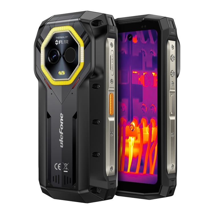Ulefone Armor Mini 20T Pro, Thermal Imaging, 8GB+256GB, IP68/IP69K Rugged Phone, 4.7 inch Android 14 MediaTek Dimensity 6300 5G Octa Core, Network: 5G, NFC, OTG (Mecha Black) - free shipping - PMC Jewellery - Order now!