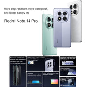 Xiaomi Redmi Note 14 Pro, 12GB+256GB, 6.67 inch Xiaomi HyperOS Mediatek Dimensity 7300-Ultra Octa Core, NFC, Network: 5G (White)