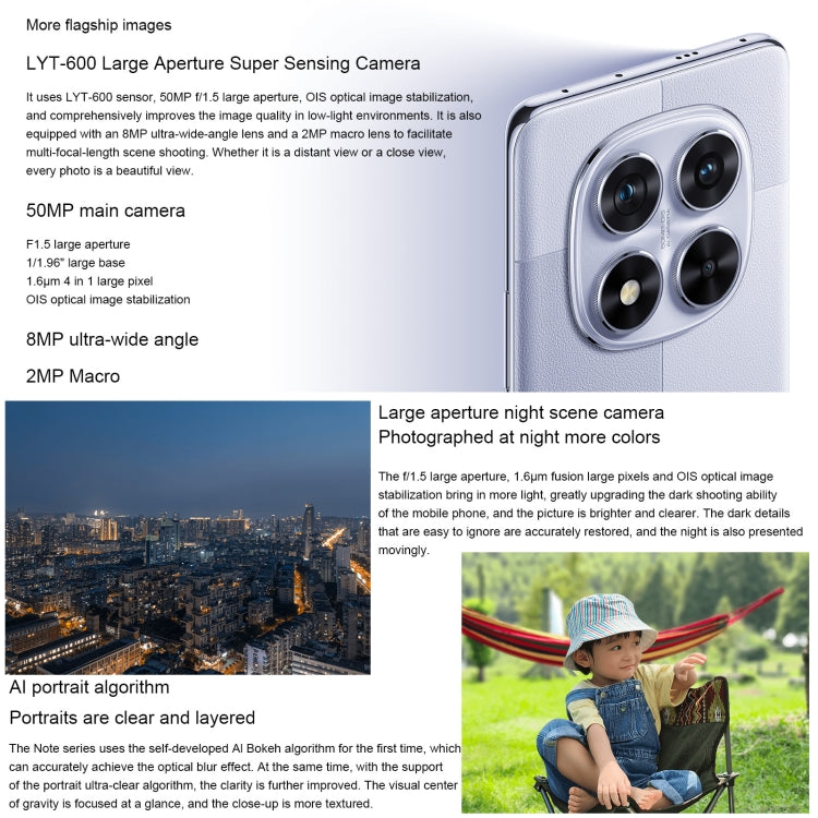 Xiaomi Redmi Note 14 Pro, 12GB+512GB, 6.67 inch Xiaomi HyperOS Mediatek Dimensity 7300-Ultra Octa Core, NFC, Network: 5G (White) - free shipping - PMC Jewellery - Order now!