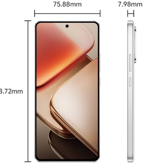 vivo iQOO Z9 Turbo+, 16GB+512GB, 6.78 inch Android 14.0 OriginOS 4 Dimensity 9300+ Octa Core 3.4GHz, OTG, NFC, Network: 5G, Support Google Play (Starlight White)