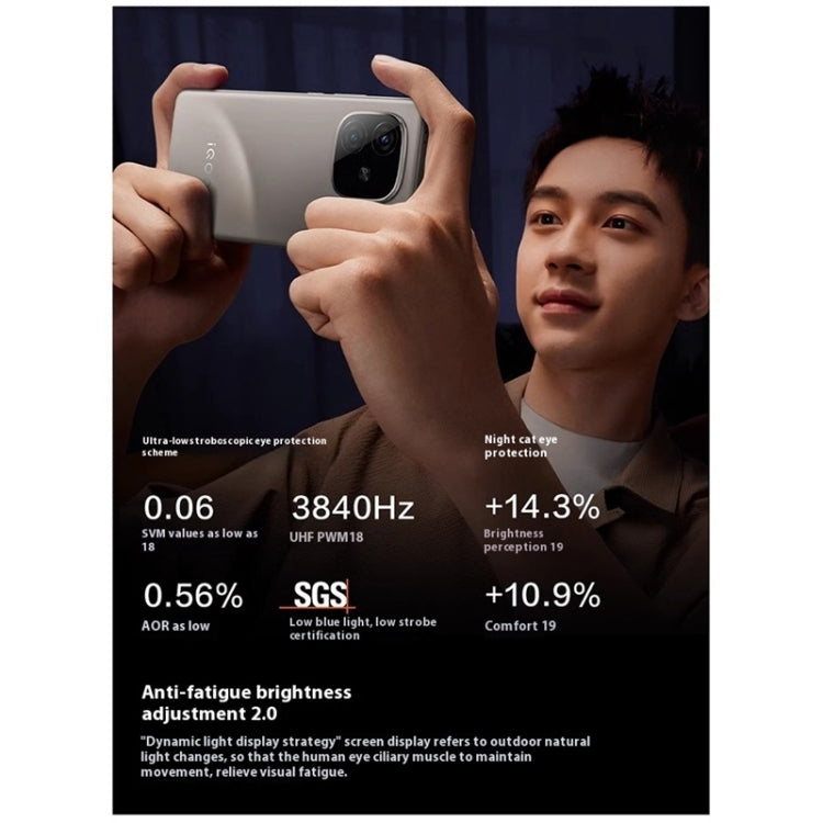 vivo iQOO Z9 Turbo+, 16GB+512GB, 6.78 inch Android 14.0 OriginOS 4 Dimensity 9300+ Octa Core 3.4GHz, OTG, NFC, Network: 5G, Support Google Play (Starlight White)